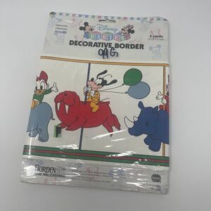 Disney Babies Wallpaper Border 15 Feet 5 yards Mickey Minnie‎ Goofy Carousel